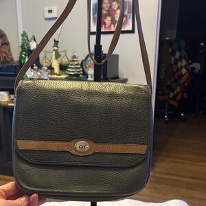 Dior Green and Brown Shoulder Bag